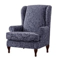 thumbnail image 2 of 2-Pieces Spandex Elastic Arm Chairs Wingback Arm King Back Chair Cover Armchair Wing Sofa Chair Covers Furniture Protector Slipcovers, 2 of 7