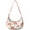 Red-21, variant on Hobo Shoulder Bag for Women – Comfortable Wear, Rustic Romantic Rose and Peony Pattern, Retro Floral and Skull Print, Boho Floral and Bee Artwork