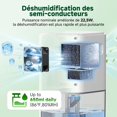 thumbnail image 2 of Déshumidificateur silencieux à haute efficacité-déshumidificateur d'air-dégivrage automatique-lumière d'ambiance, 2 of 5