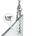 thumbnail image 5 of 30" x 40" Hanging Adjustable Cashier Shield, Plexiglass Protective Panel, Splash Guard, 0.100" thick Acrylic Protective Barrier -Vertical/Horizontal, 2-Pack, 5 of 7