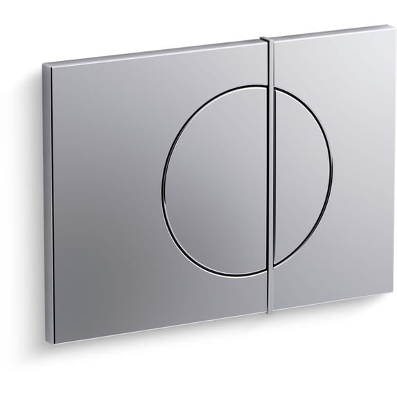 Kohler K-75891 Dual Flush Actuator Plate For Veil Tank And Carrier System - Chrome