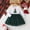 White, variant on Christmas Dress Kids Girls Wedding Tulle Dresses Princess High Low Beaded Pageant Prom Birthday Party Evening Dance Ball Gown Green A 5-6 Years