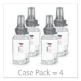 thumbnail image 5 of GOJO Industries 8711-04 700 mL Clear and Mild Foam Handwash Refill for ADX-7 Dispenser - Fragrance-Free (4/Carton), 5 of 9
