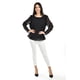 thumbnail image 5 of Blusa de mangas con relieve Roman Fashion Juvenil 5107 Negro, 5 of 5