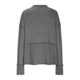 thumbnail image 3 of Generic Womens Casual V Neck Waffle Knit Pullover Tops Long Sleeve T Shirts Loose Trendy Blouses, 3 of 5
