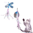 thumbnail image 5 of 1 pieza de juguete para gatos con forma de libélula y campana, accesorio para burlarse de los gatos, repuesto de varita para burlarse de los gatos, 5 of 5