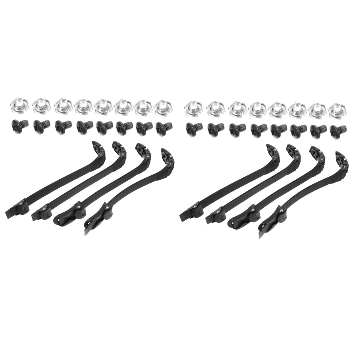 WRITWAA 2-Pack Roller Skate Buckle Straps Assorted Colors for Skate Shoes and Easy Adjustment
