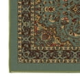 thumbnail image 2 of Ottomanson Medallion Kitchen Runner Rug 1'10" x 7' - Non Slip Low Pile Carpet, Seafoam Green, 2 of 14