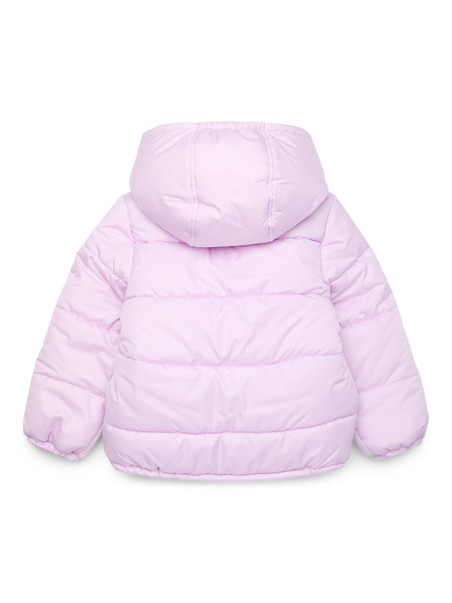 London Fog Girls’ Puffer Coat with Hood, Sizes 4-16