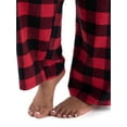 thumbnail image 4 of Fruit of the Loom Women's Beyond Soft Long Sleeve Waffle Top and Flannel Bottom Pajama Set, Sizes S-4X, 4 of 14