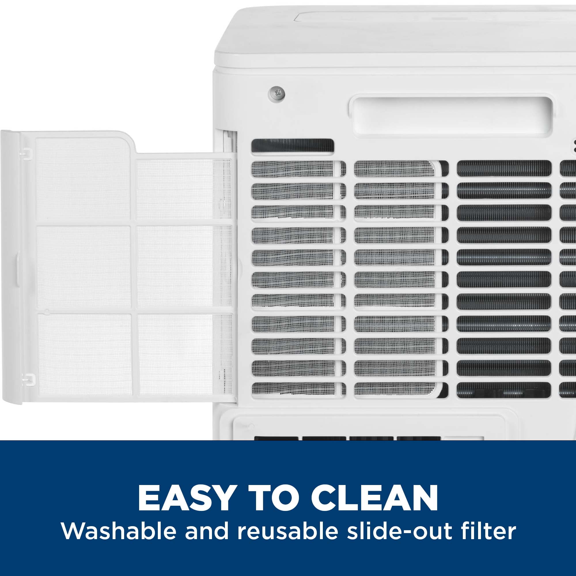 GE 6,100 BTU Portable Air Conditioner for Rooms up to 250 Sq ft., 3-in-1 Functionality with Remote