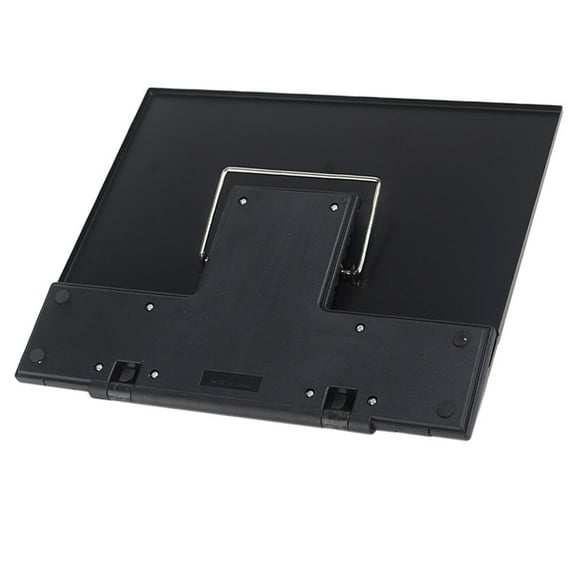 Reading Book Rack Open Stand with Light Desk Document Holder Student Black