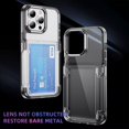 thumbnail image 2 of Funda Creativa Para iPhone Con Tarjetero Transparente, 2 of 8