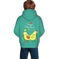 thumbnail image 6 of Kll Unisex Kids Boys Girls Hooded Pocket Pullover Hoodies-Funny Avocado, 6 of 9