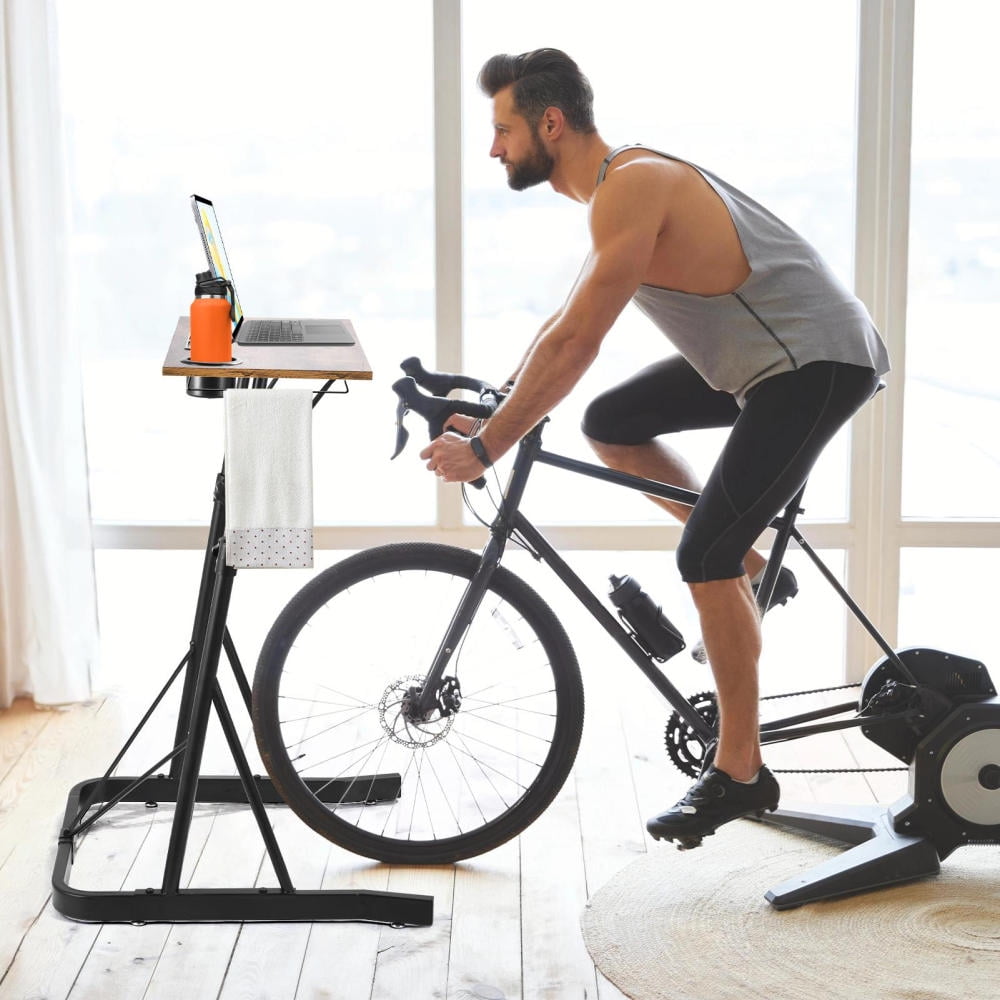 ウエイトトレーニング Indoor Bicycle Costway Indoor Stationary Bike Training Stand with 8 Levels