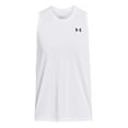 thumbnail image 4 of Men's Under Armour Tech™ Muscle Tank Top Color: White Size: XL, 4 of 4