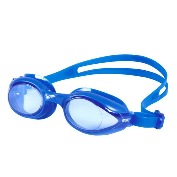Arena Sprint Swimming Goggles in Light Blue-Blue Adjustable Size ...