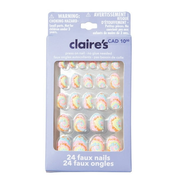 Glue-on nails from Claire's: review