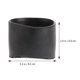thumbnail image 2 of BESTYASH 2Ud Tapas Para Patas De Alfombrillas Protectores De Antideslizantes PVC Negro, 2 of 8