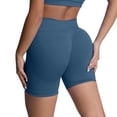thumbnail image 1 of Pantalones cortos sin costuras para mujer - Pantalones cortos de yoga de cintura alta - Nailon/spandex, XS-XL - Elásticos en 4 direcciones, realzan las caderas, 1 of 5