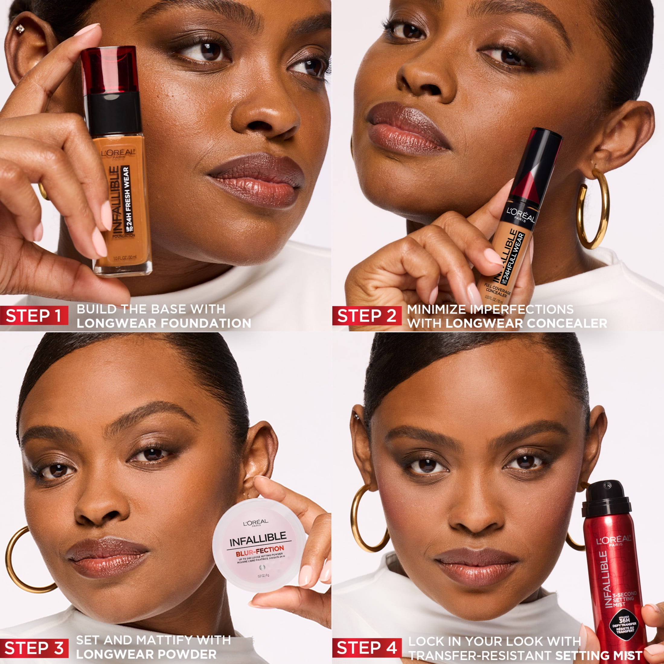 L'Oréal Paris Infallible Blur-Fection Loose Setting Powder, Up to 24H Wear