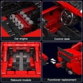 thumbnail image 2 of Kit de construcción Mould King Pull Back Car 15080 Super Car 738 piezas, 2 of 6