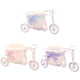 thumbnail image 2 of Bearachild Plástico blanco triciclo bicicleta flor cesta almacenamiento fiesta decoración Decoración del hogar, 2 of 6