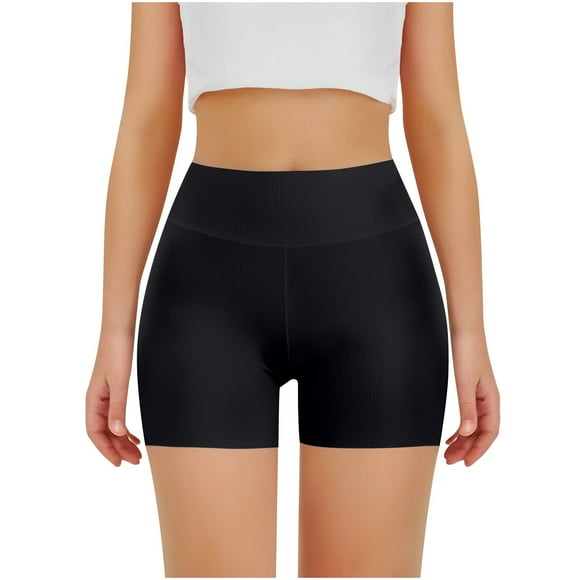 TIMIFIS Girls Athletic Shorts Kids High Waisted Yoga Dance Biker Shorts Comfy Cheer Gymnastics Shorts Solid Color Dance Volleyball Casual Kids Teen Summer