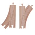 thumbnail image 3 of Vías De Juguete Para Automóviles Y Vehículos Ferrocarril Piezas De Ferrocarril Adaptadores Accs Hugo Kits de trenes de madera, 3 of 10
