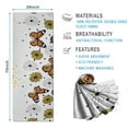 thumbnail image 2 of White Butterfly Flower Dot Pattern Hot Yoga Mat Towel Non Slip for Hot Yoga - Quick-Drying Yoga Mat Cover with 4 Corner Pockets with Travel Bag - Hot Yoga Towel Non Slip 70"x26", 2 of 6