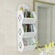 thumbnail image 5 of Estante de Pared de Tres Niveles para Baño | Material: Pvc Blanco | 45 X 10 X 12 Cm | Ideal para Sala, Dormitorio y Baño | Organizador Que Ahorra Espacio | 0,5 Kg | Incluye Anillas para Colgar | Fáci, 5 of 6
