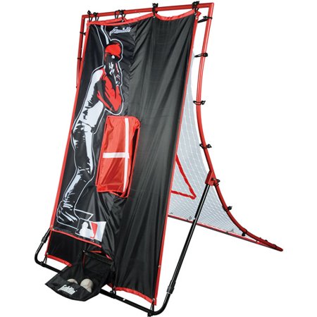 Franklin Sports MLB 65" 2-In-1 Switch-Hitter Flyback Return Trainer