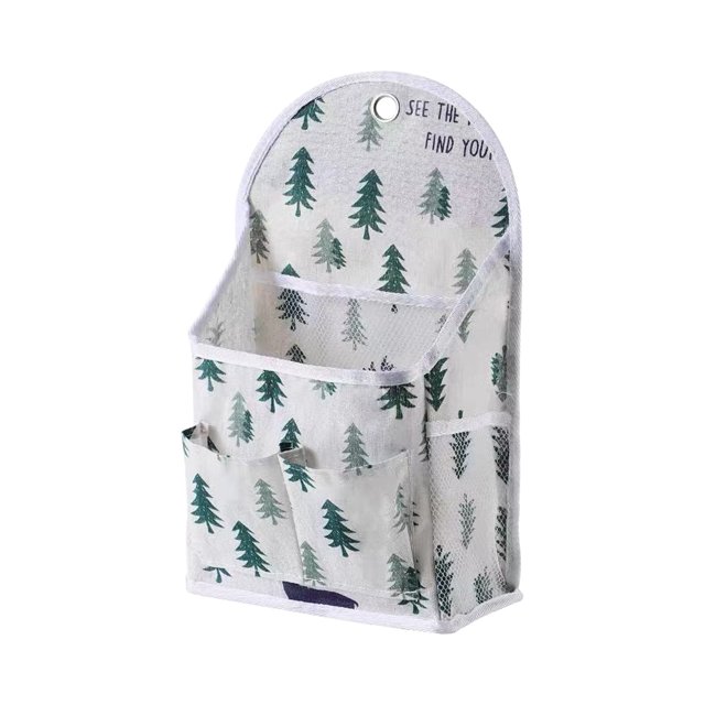 Bolsa de Almacenamiento Montada en la Pared, Bolsa de Almacenamiento de Tela, Bolsa de Almacenamiento Montada en la Pared con Bolsillo, Adecuado para Cocina, Dormitorio, Organizadores de Baño Y Almace