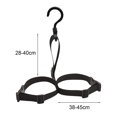 thumbnail image 5 of Sioweci Fishing Wader Boot Hanger Adjustable Strap Storage Drying Hanger Rack with 360-degree Swivel Hook Footwear Shoe Hanger Organizer Black, 5 of 11