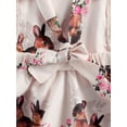 thumbnail image 2 of Seyurigaoka Girls Floral Print Square Collar Fly Sleeve Dress/ Baby Romper, 2 of 5