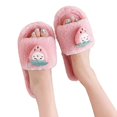 thumbnail image 3 of Vedolay Slippers for Women Indoor Comfy Plush Anti-Skid Indoor Outdoor Shoes Winter Shoes Pink,39, 3 of 4