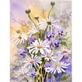 thumbnail image 1 of Daisies by Maureen Bonfield Flag Canvas House Size, 1 of 1