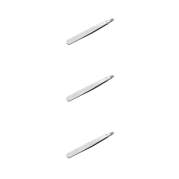Vogacara Pinzas para el cabello Material duradero con acabado mate Fácil de agarrar Práctico y cómodo Clip para cejas para mujeres Punta inclinada para Type1 NO1 Vogacara CBP122745