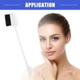 thumbnail image 2 of Vocoste Dual Comb Eyebrow Brushes for Women Eyelash Eyebrow Travel Makeup Tool White 6.77' Length, 2 of 7