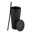 thumbnail image 3 of Vaso Top Choice Regalos Siglo XXI con Tapa y Popote Color Negro, 3 of 4