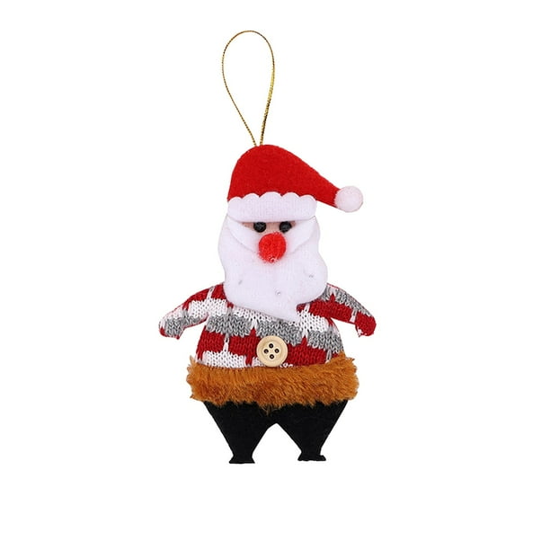 Decoraciones de Árbol de Navidad Decoración de Navidad Santa Claus Muñeco de Nieve Colgante de Árbol de Navidad Regalo de Navidad Bolsas de Regalo de Navidad