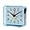 Blue, variant on Travel Analog Alarm Clock, Ultra Small Clock Bedside Small Alarm Clock Quartz Battery Operated Wake Up With Beeping Sound(blue)