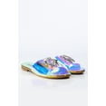 thumbnail image 3 of Cape Robbin Frozen Slip On Mules Slides Sandals Mermaid Clear Mules Flip Flops (Mermaid, 7), 3 of 5
