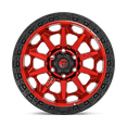 thumbnail image 3 of Fuel D695 Covert 20X9 5X139.7 20Et 71.5Cb Candy Red Black Bead Ring Wheel, 3 of 3