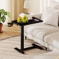 thumbnail image 4 of Costway C Shaped Side Table Height Adjustable Overbed Bedside Table with Hook & Cup Holder Black, 4 of 10