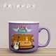 thumbnail image 4 of Silver Buffalo Friends Central Perk Smelly Cat - Taza de caf&eacute; de cer&aacute;mica para capuchino, latte, cacao caliente o t&eacute; caliente, 591 ml, color morado, 4 of 7