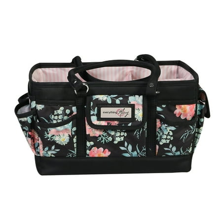 UPC: 0812259056291 | Everything Mary Craft Bag Organizer Tote  Floral Print