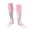 Pink, variant on Cheers.US Compression Socks for Men Color Block Breathable Socks Stockings Best Support for Athletic Running Cycling