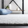thumbnail image 4 of SAFAVIEH Mirage Lecia Striped Polyester Area Rug, Blue/Ivory, 6' x 9', 4 of 8