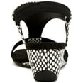 thumbnail image 3 of Alfani Womens Vacanza Faux Leather Embossed Wedge Sandals, 3 of 3